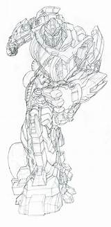 Transformers Coloring Extinction sketch template