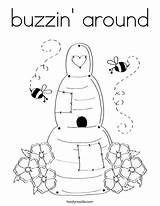Coloring Buzzin Around Beehive Favorites Login Add sketch template