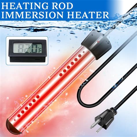 immersion electric water heater   submersible hot water warmer portable small pool