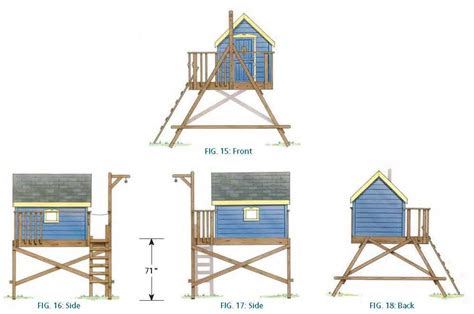 deluxe tree house plans