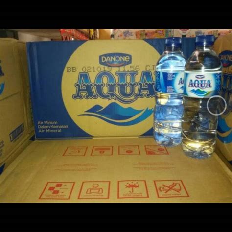 aqua botol 600 ml khusus gojek shopee indonesia