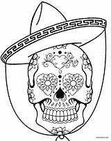 Coloring Mayo Cinco Pages Skull Kids Printable Sheets Sheet Pinata Print Cool2bkids Sugar Bones Color Mexican Colouring Skulls Fiesta Drawing sketch template