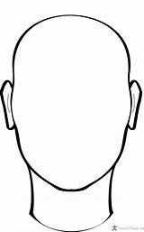 Faces Face Blank Outline Drawing Template Coloring Printable Pages sketch template