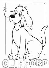 Coloring Big Dog Red Clifford Pages Comments sketch template