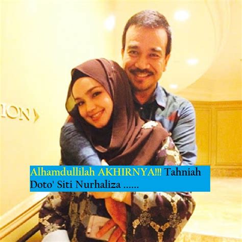 Alhamdullilah Akhirnya Tahniah Doto Siti Nurhaliza