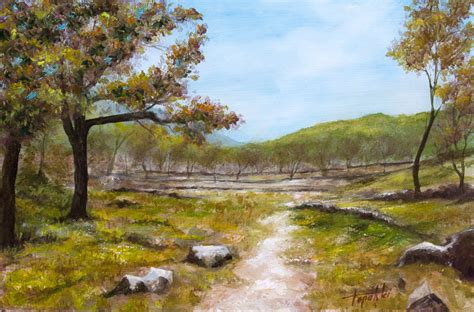 path   forest oil painting fine arts gallery original