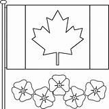 Coloring Remembrance Pages Poppies Flag Canadian Kindergarten Canada Poppy Crafts Colouring Bigactivities Daycare Printable Kids Clipart Line Flags Google Preschool sketch template