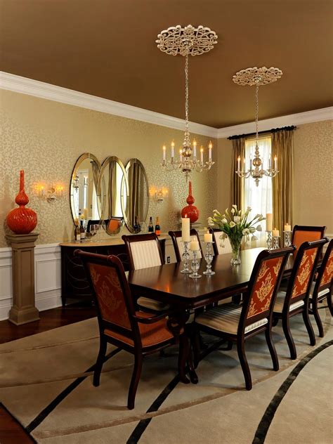 fabulously elaborate dining room hgtv