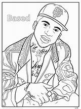 Coloring Rap Book Hop Hip Pages Color Homies Eminem Kanye West Tumblr Bun Printable Activity Lil Little Rappers Dance Adult sketch template