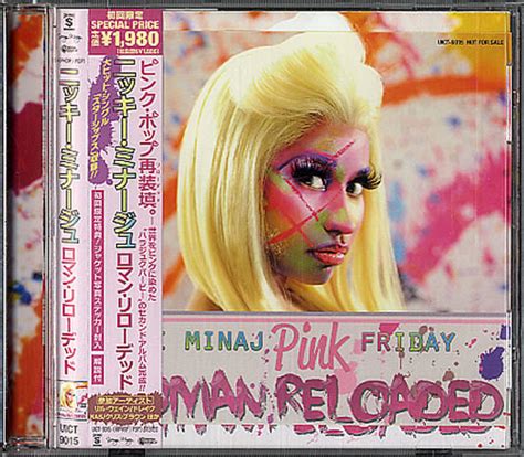 nicki minaj pink friday roman reloaded japanese promo cd