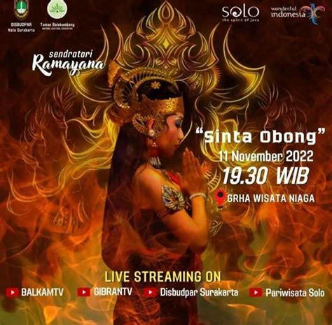 agenda solo hari  sendratari ramayana sinta obong  graha wisata