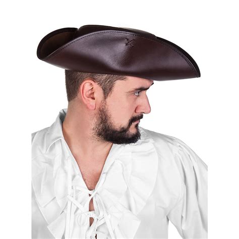 leather tricorn hat hawkins andracorcom