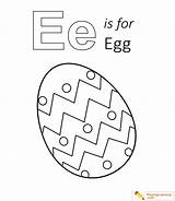 Coloring Egg Letter Alphabet Sheet Learning Easter sketch template