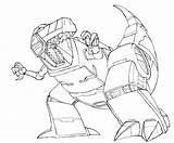 Grimlock Transformers Coloringhome Template sketch template