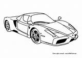 Coloring Ferrari Cars Enzo Printable Supercar Km Mph Speed Top sketch template