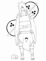 Pages Coloring Akatsuki Sasuke Naruto Template sketch template