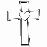 Cross Clipart Pencil Cliparting sketch template