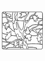 Kleurplaten Blaadjes Bladeren Feuilles Foglie Natura Arbre Blatter Automne Hugolescargot Arboles Gifgratis Animaatjes Categoria Stemmen Prend sketch template
