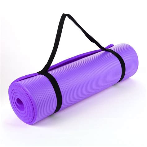 purple mm nbr yoga mat thick yoga mat size mm  cm  cm long