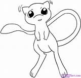 Mew Pokemon Coloring Pages Drawing Draw Step Line Characters Color Print Printable Drawings Paintingvalley Comments Getcolorings Getdrawings Anime Hellokids Coloringhome sketch template