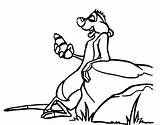 Timon Coloring Pages Fried Dynamite Clipart Pumba Trending Days Last Clipartmag Drawing sketch template