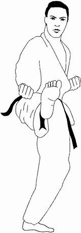 Karate Coloriage Judo Deportes Sportivo Malvorlage Kleurplaten Mewarnai Sporten Imprimer Kolorowanki Animasi Printen Hugolescargot Coloriages Gify Malvorlagen Bergerak Faciles Animierte sketch template
