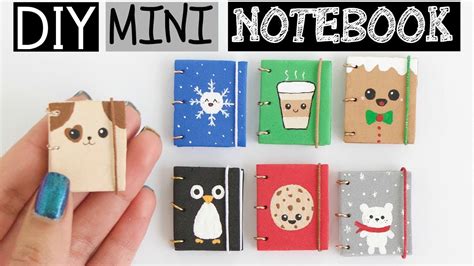 diy mini notebooks part  easy cute designs youtube