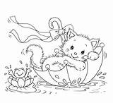 Tiere Malvorlagen Tierbabys Katzen Katze Frosch Regenschirm Weihnachten Malvorlage Beste Malen Sommer Haustiere Erwachsene sketch template