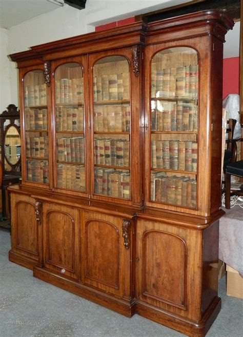 large mahogany breakfront bookcase antiques atlas