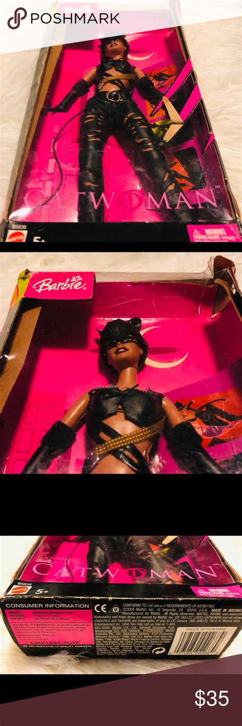2004 Halle Berry Barbie As Catwoman Dc Comics New Halle