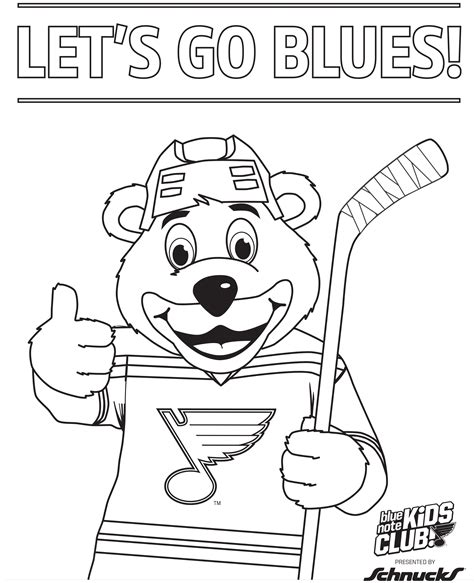 blues hockey coloring pages hot sex picture