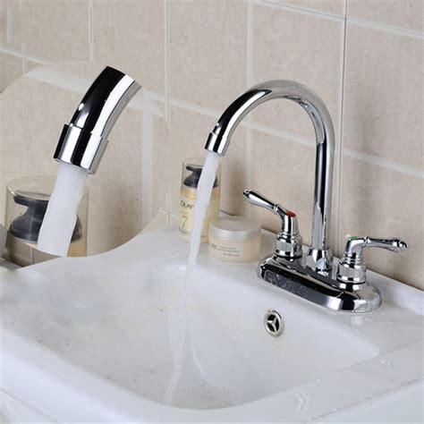 modern chrome cold hot water double sink mixer tap bathroom kitchen basin faucet alexnldcom