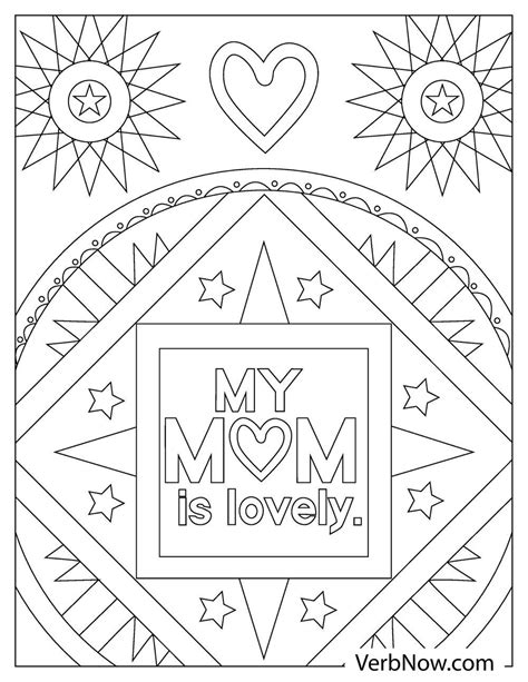 happy mothers day coloring pages book   verbnow