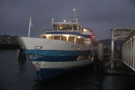 ferry crashes  dock  san francisco baird maritime
