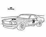 Mustang Coloring Ford Pages Car 1969 Boss Cars Gt Color Kids Draw Drawing Colouring Nascar Ausmalen Print Ausmalbilder Mustangs Tocolor sketch template