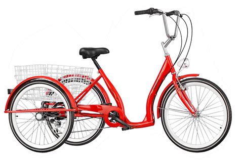 rower trojkolowy dawstar sewilla czerwony cena opinie dane techniczne sklep internetowy