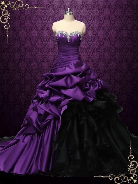 purple wedding dress  formal dresses ieie bridal