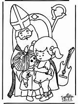 Sinterklaas Mos Nicolae Colorat Nikolaus Cadouri Sankt Sint Planse Fise Kleurplaten Nicolas Annonce Anzeige Advertentie Malebog Jetztmalen sketch template