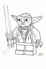 Yoda Lego Formsbank Darth sketch template