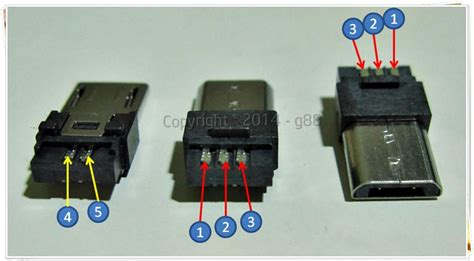 micro usb mini usb wiring diagram