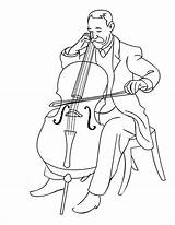 Musicien Coloriage Dessin Orchestra Symphony Trompettiste Jazz Colorier Bulkcolor sketch template