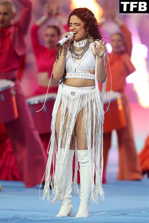 ᐅ camila cabello flaunts her curves as she performs at the champions
