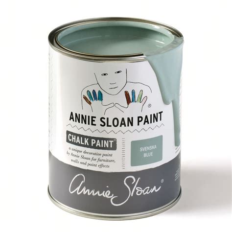 Chalk Paint® By Annie Sloan Tin In Svenska Blue A Crisp And Cool Toned