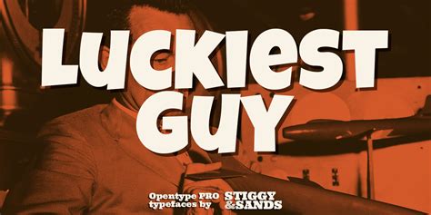 Luckiest Guy Pro Font Fontspring