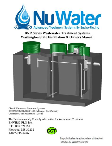 nuwater bnr series installation owners manual   manualslib