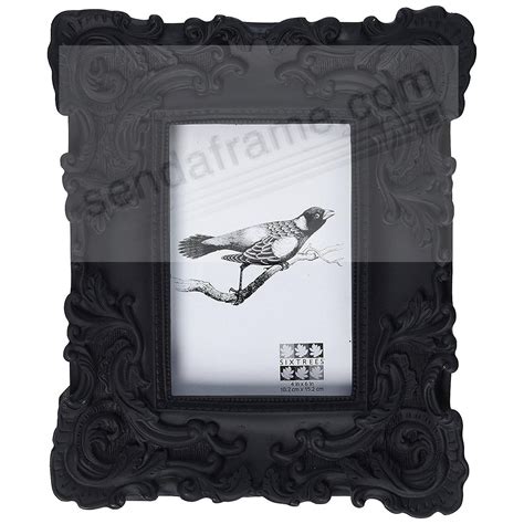 Black Baroque Frame By Sixtrees® Picture Frames Photo Albums