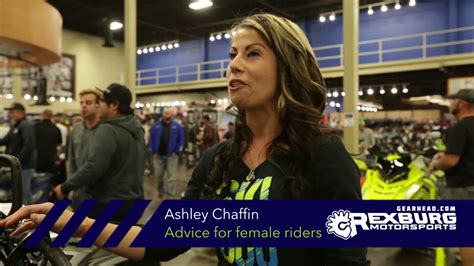 Ashley Chaffin Advice For Female Riders Youtube
