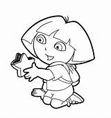 Dora Exploradora Catcher sketch template