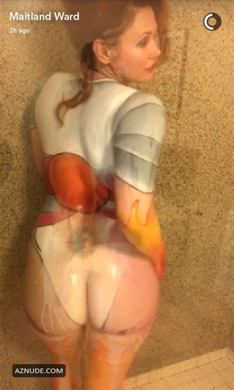 Maitland Ward Baxter Bodypaint In Paint Before Comic Con