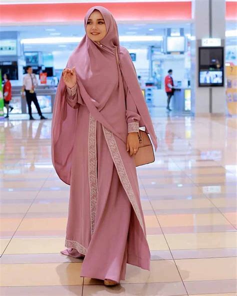 model baju muslim syari  trend terbaru